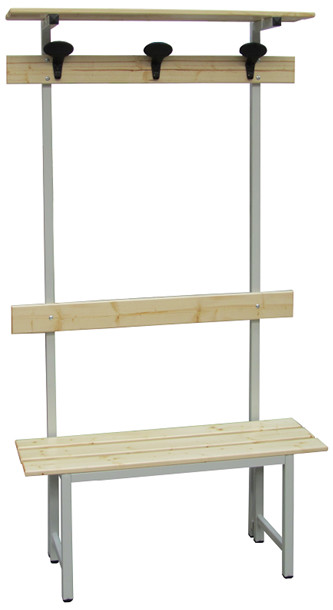 PANCA CON DOGHE IN LEGNO FORNITA SMONTATA